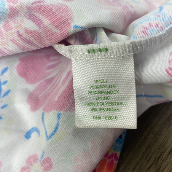 Garnet Hill Kids Girls Floral Racerback Tank Dress, Pink White, size XL - Picture 7 of 9